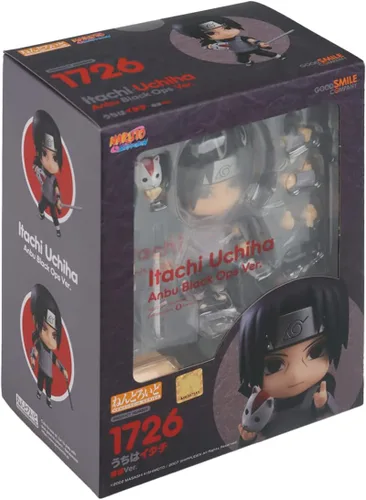 Vista 9 de Good Smile Naruto Shippuden: Itachi Uchiha (versión Black Ops) Nendoroid Figura de acción multicolor