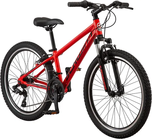Vista 19 de Schwinn High Timber - Bicicleta de montaña para jóvenes y adultos hombres mujeres niños niñas, ruedas de 24 a 29 pulgadas, 7 o 21 velocidades