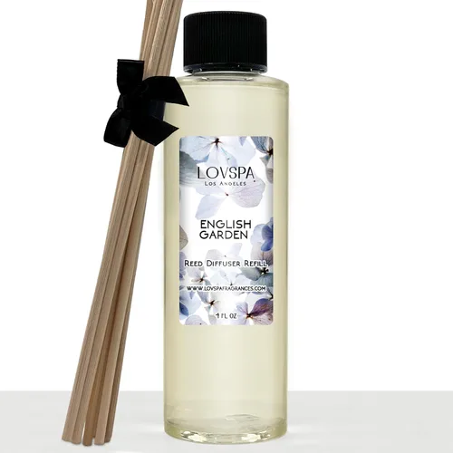 Vista 39 de Amber Romance - Recambio de aceite difusor de varillas con varillas de junco, ámbar cálido, sándalo y notas florales, aceites esenciales de lirio