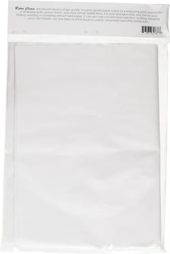 Vista 2 de Sewline RetroClean - Papel de seda de grado archival sin búfer, 24 x 36 pulgadas, 12 hojas