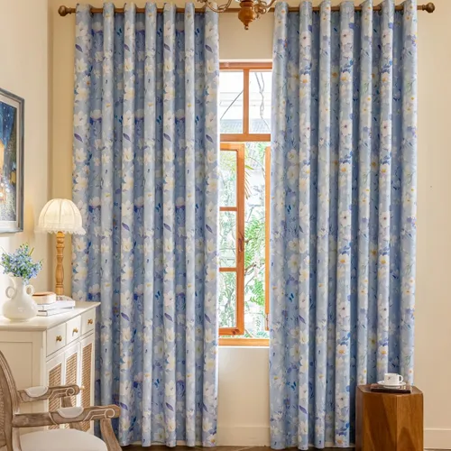 Vista 7 de GYROHOME Cortina de oscurecimiento de habitación con estampado de animales para niños y niños, con ojales, aislamiento térmico, ahorro de ruido, 2