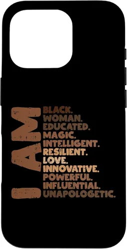 Vista 20 de I Am Black Woman Melanin Africa Pride History BHM Women Gift Case for iPhone 17