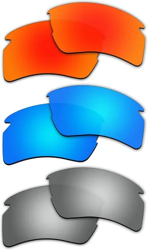 Vista 2 de ACOMPATIBLE 3 pares de lentes polarizadas de repuesto para gafas de sol Oakley Flak 20 XL P9