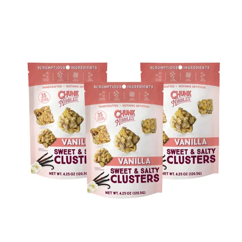 Vista 11 de Chunk Nibbles S'mores Snack Clusters - Golosinas inspiradas en fogatas con malvaviscos, galletas Graham, pretzels y chocolate, lote pequeño, hecho a