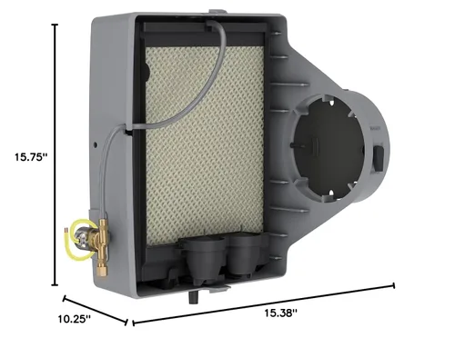 Vista 18 de AprilAire 400M Humidificador para toda la casa, humidificador manual para ahorrar agua, humidificador para toda la casa de gran capacidad