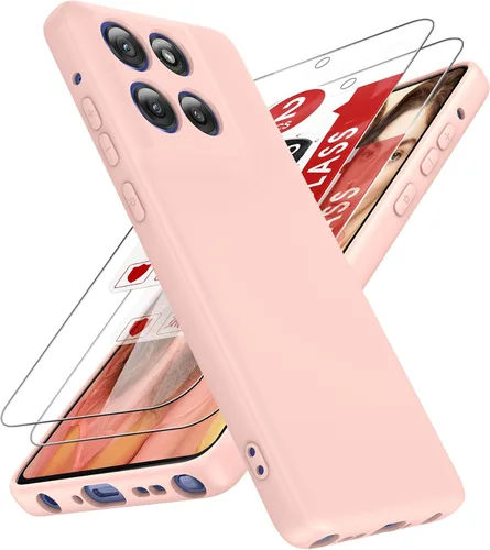 Vista 194 de LeYi Funda para Motorola Moto G Play 4G 2024: Funda para Moto G Play 4G 2024 con funda delgada y antiarañazos, silicona líquida a prueba de golpes
