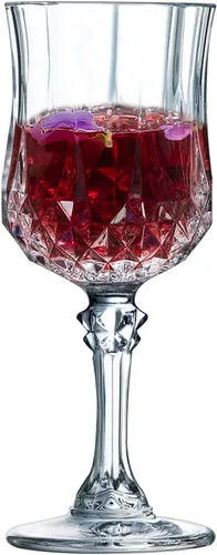 Vista 2 de Cristal D'Arques M0084 Longchamp - Juego de 6 vasos cordiales, 2 onzas, transparente