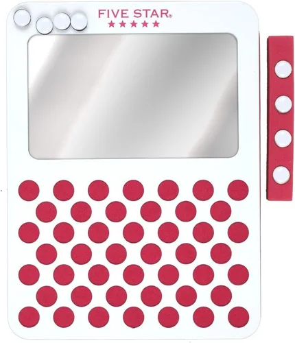 Vista 7 de Five Star extensor de estante de casillero, rosa, púrpura (Berry Pink/Purple)