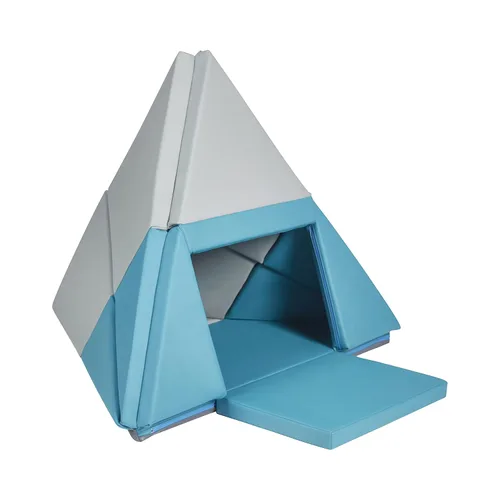 Vista 13 de ECR4Kids SoftZone - Tapete de juego para campamento, canoa y secadora, tapete de juego para niños, color chocolate/amarillo