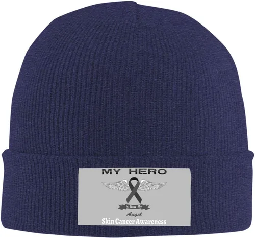 Vista 2 de Beanie Hat Unisex Stretchy Hat Soft Warmth Knit Hat Cap for Men & Women
