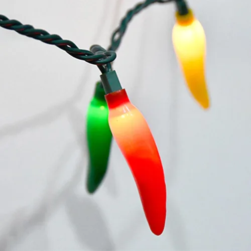Vista 10 de Guirnalda de luces de Papá Noel de 8.5 pies, guirnalda de luces de decoración de Navidad con 10 luces de Papá Noel, luces de Navidad impermeables