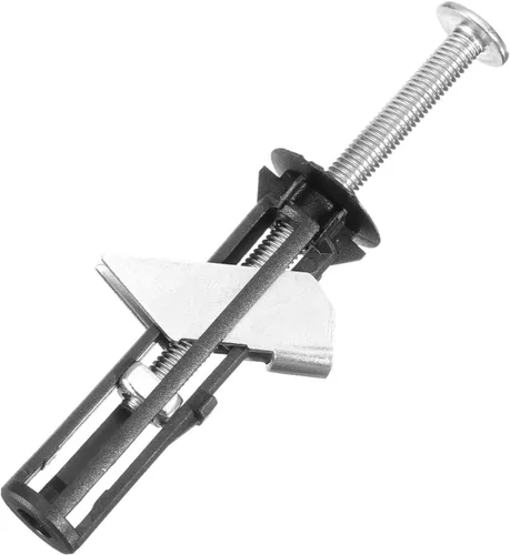 Vista 5 de uxcell Kit de 2 pernos para asiento de inodoro, pernos de tanque de inodoro con tuercas, juntas de arandelas, tornillo de reparación de inodoro