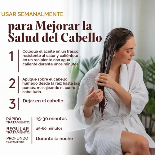 Vista 3 de OKAY Aceite caliente de ricino jamaicano negro 100% natural, aceite de ricino para cabello encrespado seco dañado, mezcla de terapia pura con jojoba