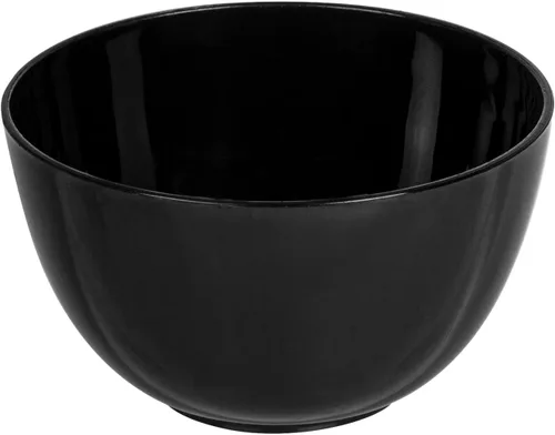 Vista 2 de Restaurantware Taza Bodega redonda de plástico negro de 4 onzas, paquete de 20