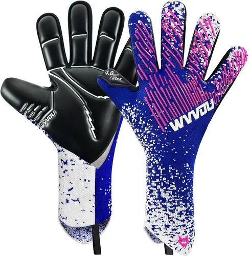 Vista 9 de WVVOU Guantes de Portero de Fútbol para Jóvenes y Adultos (Talla 7-10, 3 Estilos) Guantes de Portero de Alto Rendimiento Guantes de Fútbol