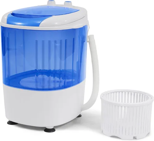 Vista 10 de Elevon Lavadora Portátil de Doble Tina de 9.9 Libras de Capacidad, (7.7 Libras) y Centrifugadora (2.2 Libras) Combo Mini Lavadora Compacta