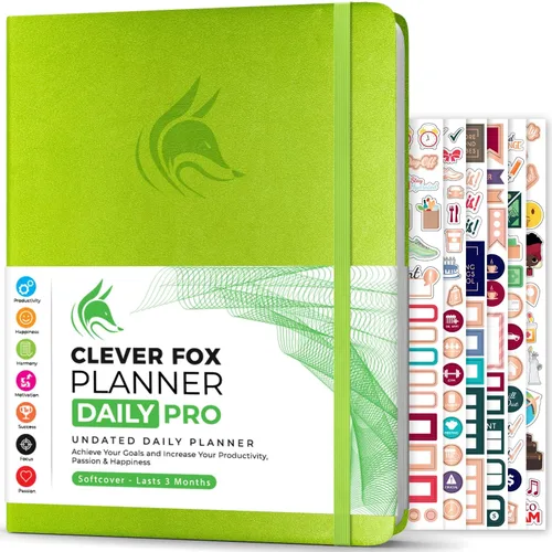 Vista 23 de Clever Fox Planner Daily PRO - Planificador diario y agenda de 8.5 x 11 pulgadas (tamaño A4) para aumentar la productividad, la gestión del tiempo