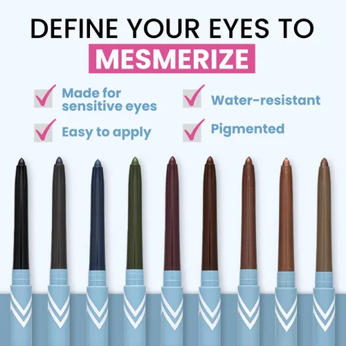 Vista 3 de PRIME PROMETICS PrimeEyes Delineador de Ojos en Gel para Mujeres Maduras – Resistente al Agua, de Larga Duración y a Prueba de Manchas – Textura
