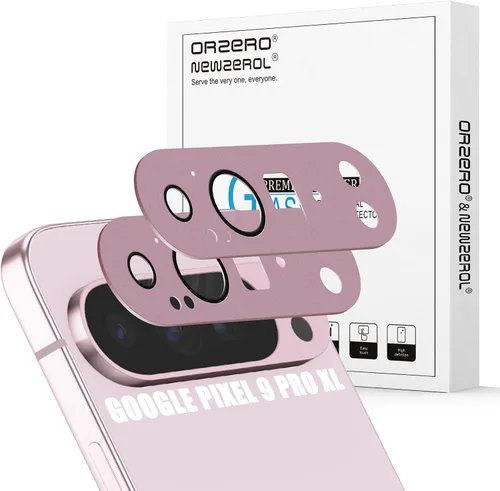 Vista 49 de Orzero Paquete de 2 protectores de lente de cámara compatibles con Google Pixel 9 Pro XL, protector de cámara de metal y vidrio de alta calidad