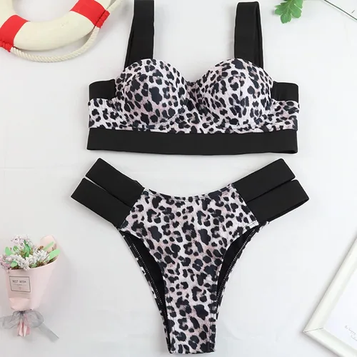 Vista 4 de Traje de baño para mujer, sin espalda, sin mangas, dos piezas, cintura alta, vendaje, traje de baño de verano para spa