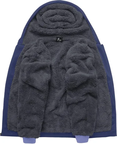 Vista 64 de SCODI Sudaderas con capucha para hombre, forro polar pesado, cremallera completa, forro de sherpa grueso, chaqueta con capucha