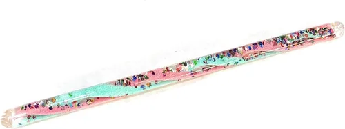 Vista 4 de Star Magic Mesmerizing Spiral Glitter Wand - ONE Magic Wonder Wand Tube (Aqua/Rosa, 11 pulgadas) para niños
