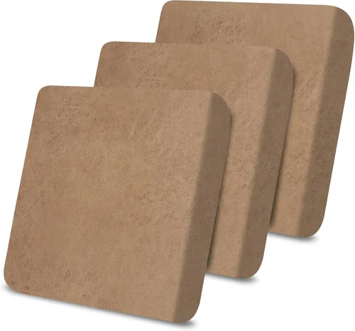 Vista 84 de Fundas de cojín tipo cuero para sofá, juego de fundas protectoras de muebles para sillón seccional, sofá biplaza de tela de elastano elástica