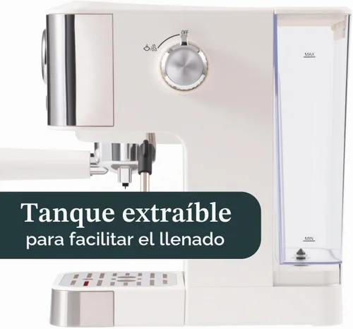Vista 5 de Pantrymade Máquina de café expreso de 20 bar con espumador de leche