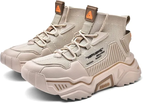 Vista 6 de SANNAX Zapatos deportivos de moda para hombre, zapatos para caminar, zapatos casuales de alta calidad para hombre