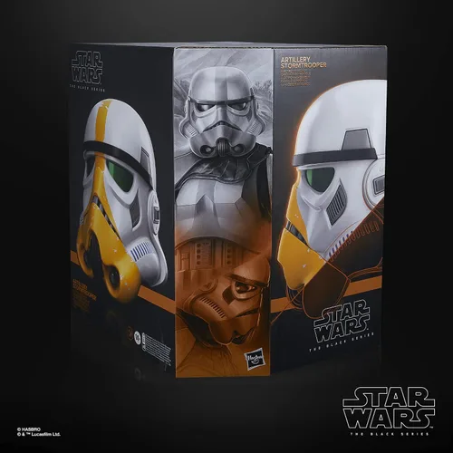 Vista 3 de STAR WARS The Black Series The Mandalorian Artillery Stormtrooper - Casco electrónico prémium