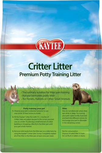 Vista 2 de Kaytee Arena Premium para Entrenamiento Sanitario de Animales Pequeños para Hurones, Conejos y Otros Animales Domésticos, 4 Libras