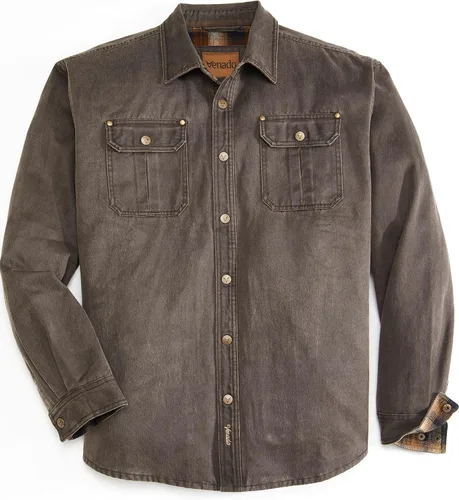 Vista 4 de Venado Chaqueta de gamuza de algodón oculta