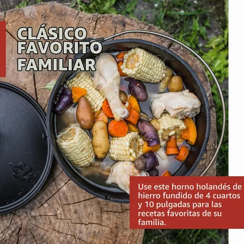 Vista 2 de Camp Chef Horno holandés de hierro fundido de 10 pulgadas, pre-sazonado