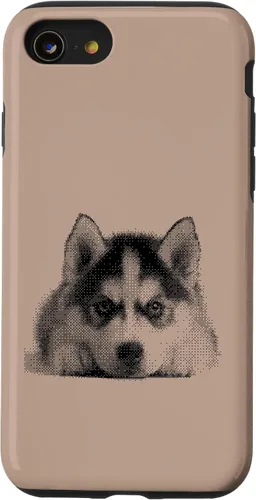 Vista 18 de Chic Husky Puppy for Dog Mom and Paw Parents Case for iPhone XR