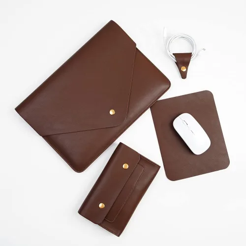 Vista 16 de Funda para portátil Benfan de 13 pulgadas, compatible con el nuevo MacBook Air 13 de 2024, nuevo MacBook Pro 13, Dell XPS 13 con bolsa pequeña