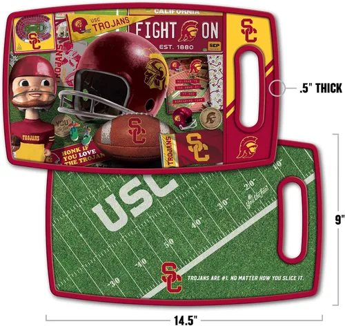 Vista 85 de YouTheFan NCAA Retro Series Tabla de cortar