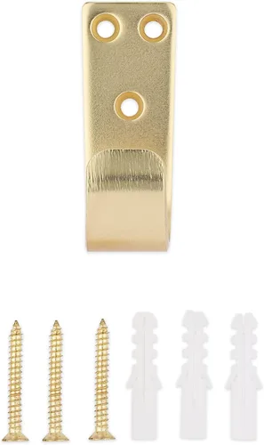 Vista 5 de National Hardware N337-902 Cooper Gancho Multiusos, 2-5/16", Oro Cepillado
