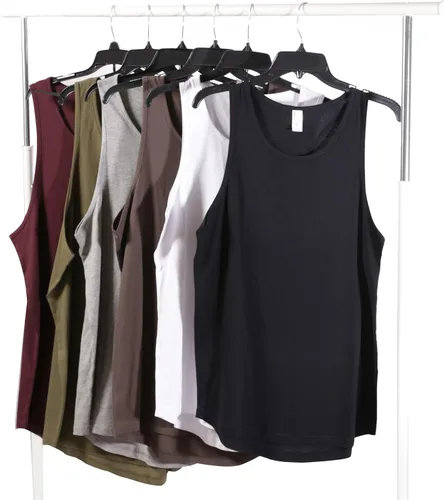 Vista 2 de Allsense Camiseta sin mangas para hombre – Camisa casual ligera