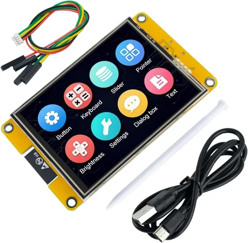 Vista 9 de Hosyond 2.8 ''ESP32 pantalla táctil resistiva con WiFi+BT, controlador ILI9341 240x320 TFT LCD módulo de pantalla para Arduino