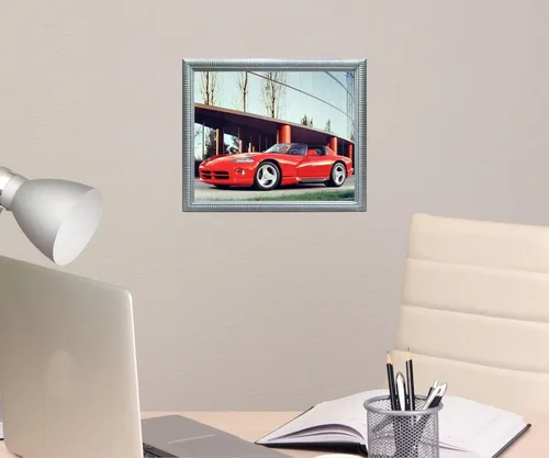 Vista 9 de Impact Posters Gallery Decoración de pared de coche deportivo, póster rojo SRT Dodge Viper (16 x 20 pulgadas)
