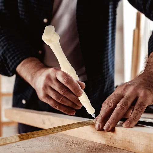 Vista 2 de MAGICLULU Bolígrafos para fiestas, 8 unidades, bolígrafos azules, pluma estilográfica, premio de hueso, bolígrafos creativos para estudiantes