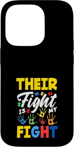 Vista 17 de Their Fight is My Fight Autism Awareness Case for iPhone 17