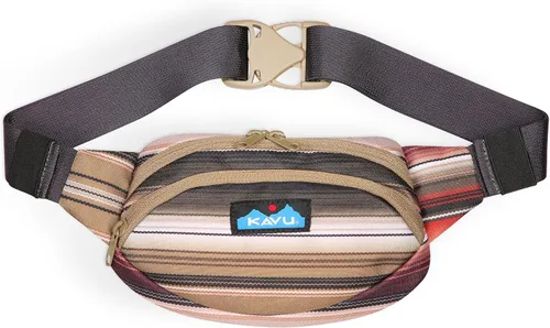 Vista 9 de KAVU Spectator - Cangurera de poliéster a la moda, diseño para cinturón BW Fronds