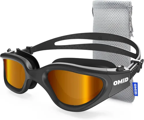 Vista 8 de OMID - Gafas de natación polarizadas P2, gafas antivaho para natación para hombres y mujeres adultas