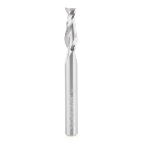 Vista 6 de Amana Tool - 46106 Carburo Sólido Espiral Plunge 1/2 Dia x 1-1/4 x 1/2" Shank Up-Cut