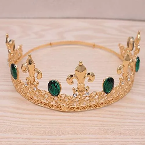 Vista 2 de Tiaras de corona de cristal con diamantes de imitación, tocado de novia, accesorio para el cabello de boda, fiesta de cumpleaños, espectáculo