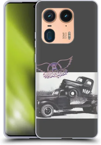 Vista 18 de Head Case Designs Officially Licensed Aerosmith 1987 Permanent Vacation Black and White Gel Case [Military Grade Protection] Compatible with Moto E7