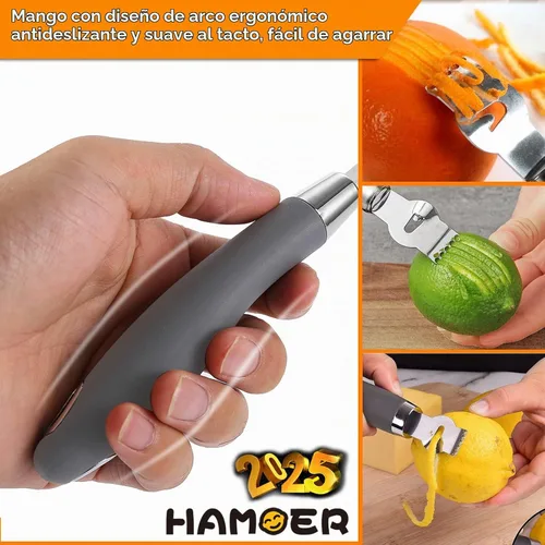 Vista 2 de Lemon Zester & Channel Knife 2Tools para cócteles con caja