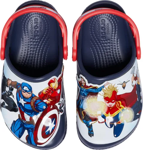 Vista 4 de Crocs Unisex-Child Kids' Fun Lab Avengers Patch Clog