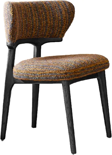 Vista 12 de Sillas de comedor retro, juego de sillas de comedor de madera, silla de cocina tapizada, silla de tocador de recepción, asiento sin brazos